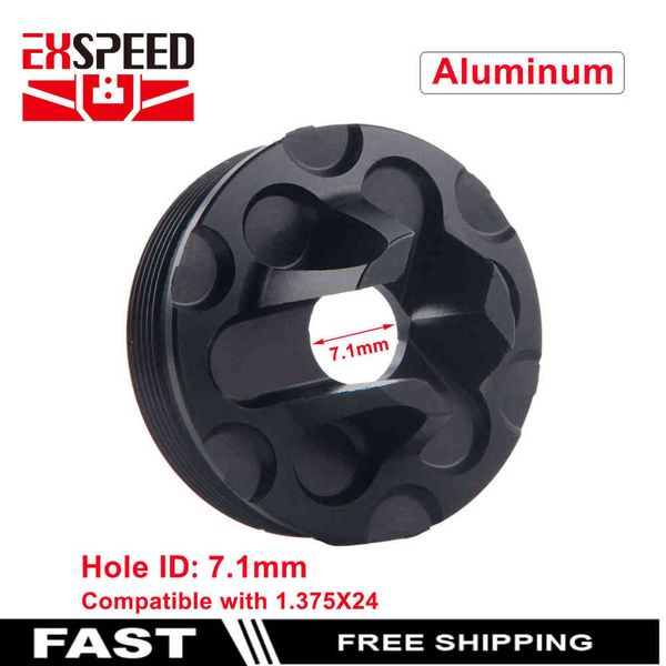 

aluminum threaded adapter flash hider front end cap for 1.57inch l10 inch solvent trap fuel filter 1.375x24