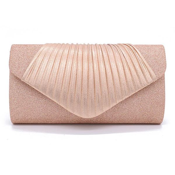 

shiny evening bag fashion shoulder high-end foldable women's bag-801 bags