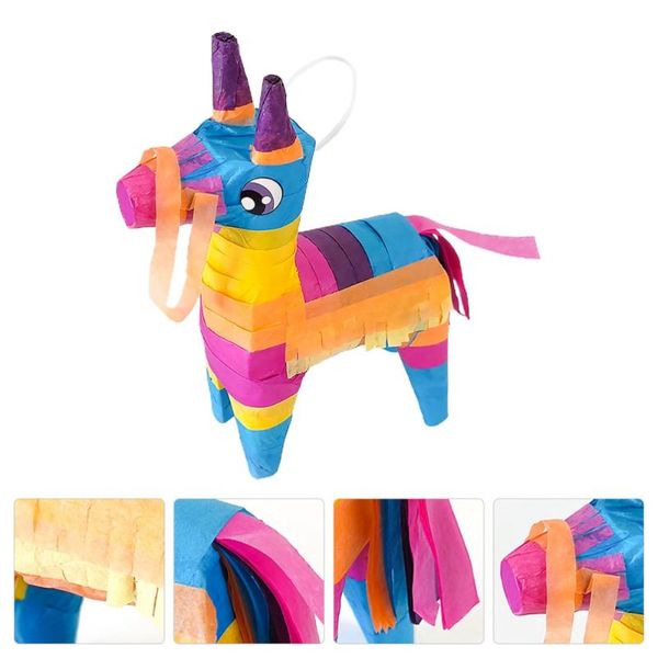 

party favor 1pc horse shaped paper pinata children's sugar filled