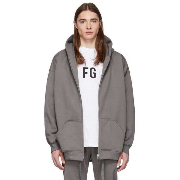 

the sixth quarter of 2020 new fog everyday full zip hoodie, Black