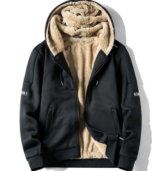 

men's jackets winter men's plus velvet thick warm jacket trend korean youth slim winter odki, Black;brown