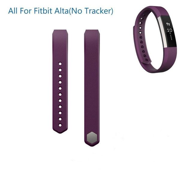 Bandas Esportivas Nova Pulseira de Pulso de Substituição Fecho de Pulseira de Silicone Para Fitbit Alta Pulseira de Relógio Inteligente 18 Cores Pequeno Grande yy28