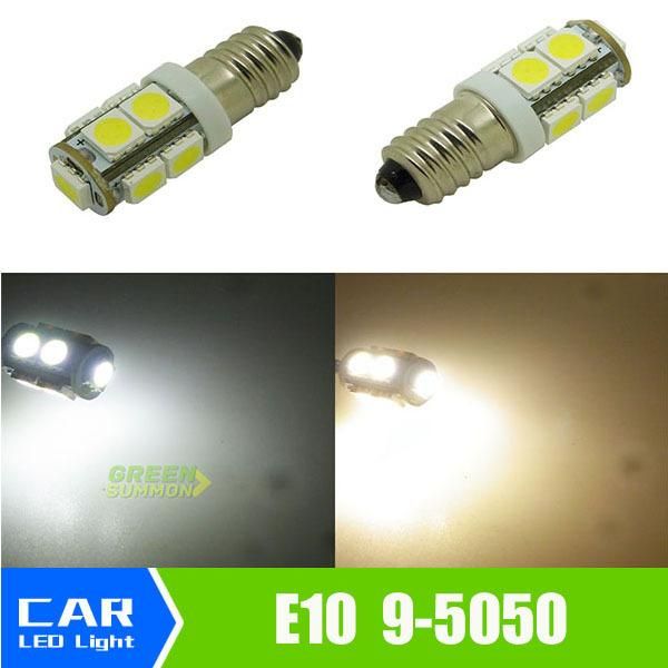 

emergency lights e10 9 smd 1.2w white 10mm screw led light bulb car lamp 12v
