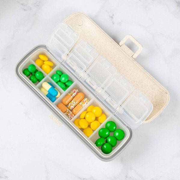 

storage bottles & jars portable ourdoor travel mini sealed small sorter container case pastillero pilules#b