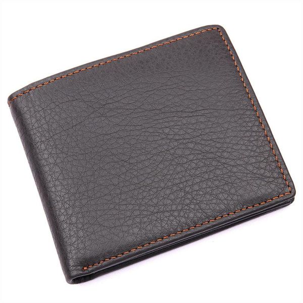 

wallets bisi goro restore ancient ways men's genuine leather wallet bank holder fits for 6 cards & coin pocket, Red;black