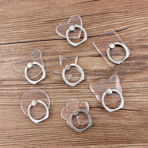

transparent mobile phone stand for 12 car smartphone support cell mounts & holders