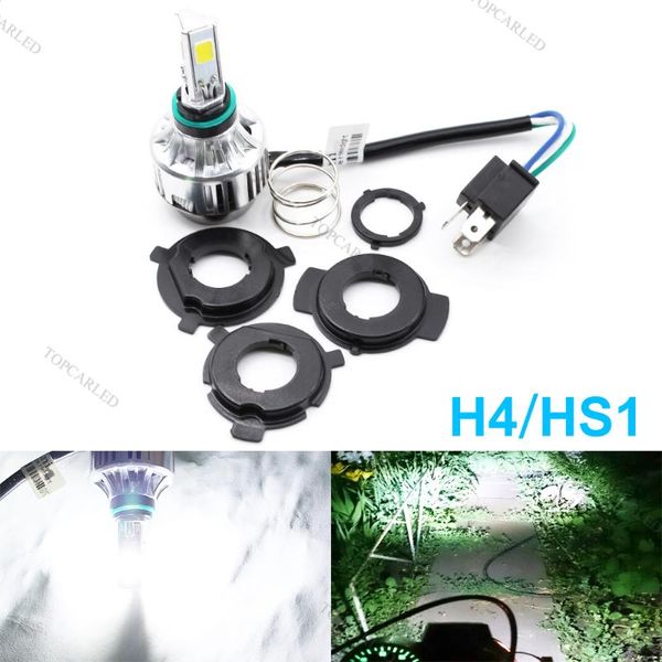 

car headlights motorcycle headlight h4 led bulbs high low beam for light 24w 2500lm m3 mini moto headlamp dc 12v
