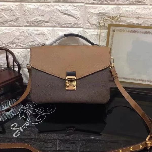 

shoulder bags 2021 women's genuine leather handbag postman bag canvas design
