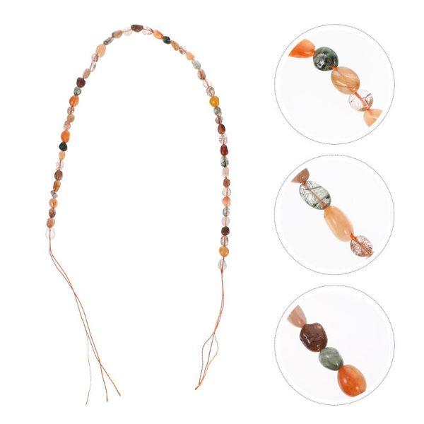 

unfinished natural irregular shape gemstone bead chain pretty crystal decorations