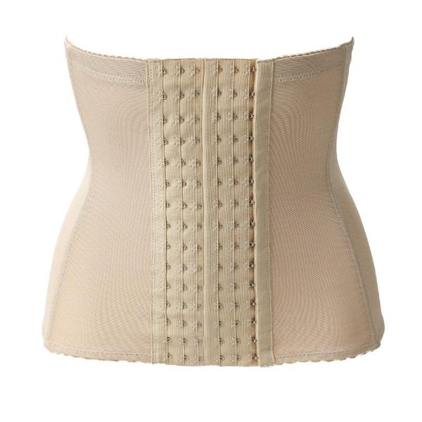 

women's shapers waist trainer body shaper curve postpartum abdomen belt lengthened six rows of abdominal breathable seal, Black;white