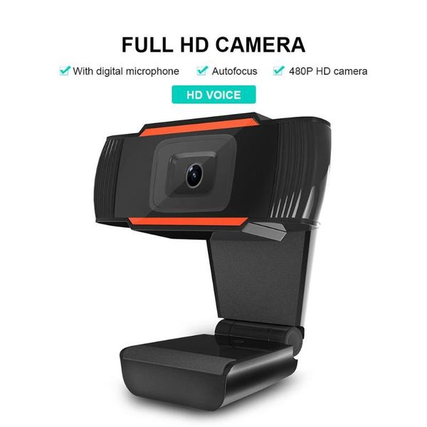 

webcams mini computer camera hd portable convenient webcam with microphone for video conference live broadcast
