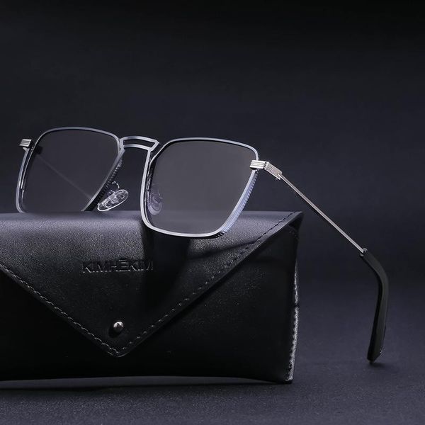

sunglasses fashion alloy square men mental driving sunglass vintage mail brand design eyewear gradient shades uv400 sun glass, White;black
