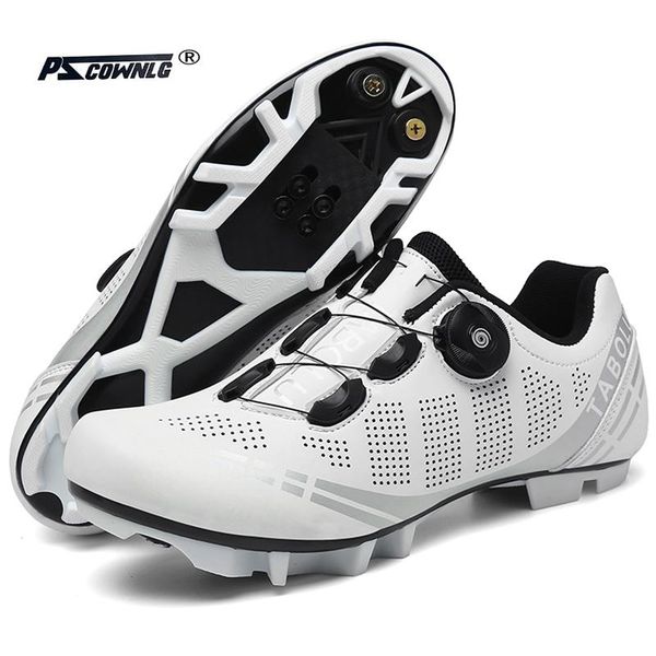 

cycling footwear sneaker mtb spd cleat non-slip self-locking bike shoes men's road mountain flat bicycle sneakers, Black
