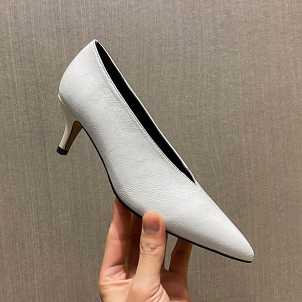 

dress shoes fashion pointed high heels plus size women white stiletto ladies black heel spring