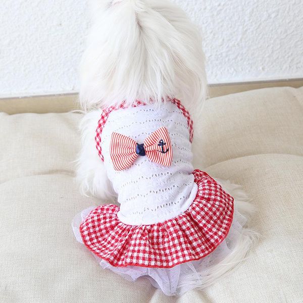 

summer pet clothes dot dog dress for dogs skirt princess wedding dresses york skirts cat apparel