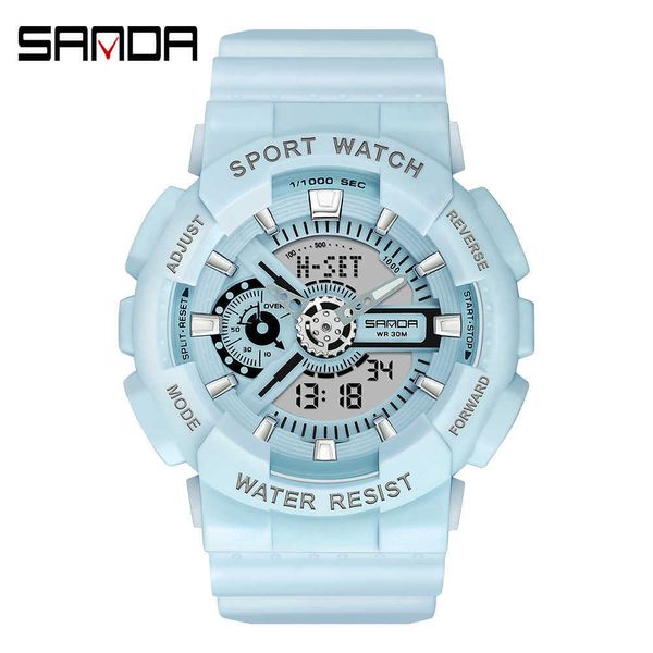 SANDA G Military Shock Orologi da uomo Orologio sportivo LED Digital Impermeabile Orologio al quarzo moda casual Orologio maschile relógios masculino G1022