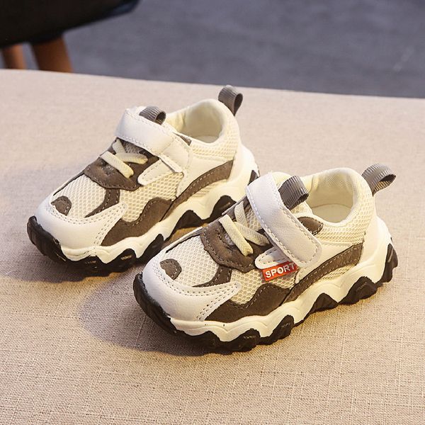 

new children shoes boys sneakers girls sport shoes child leisure trainers casual breathable kids running shoes basketball, Black;red