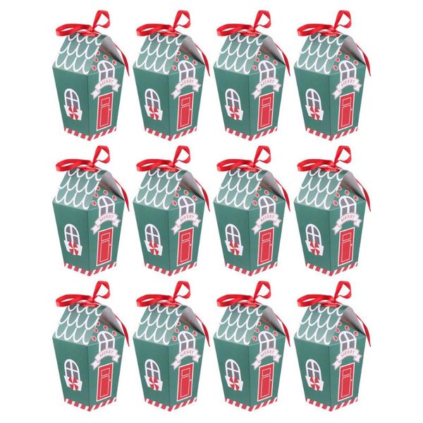 

gift wrap 20pcs kraft paper christmas box themed sweets storage container