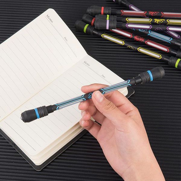

1pcs funny spinning gaming for kids non slip trick rolling students writing gel pen kawaii stationery school supplies