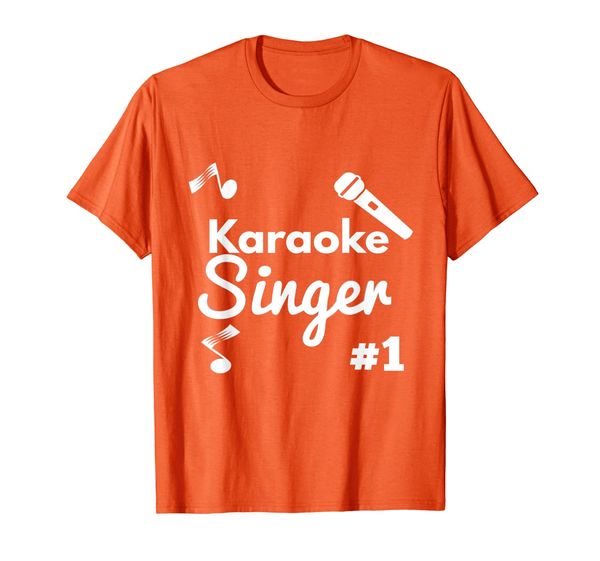 

karaoke singer t-shirt, White;black