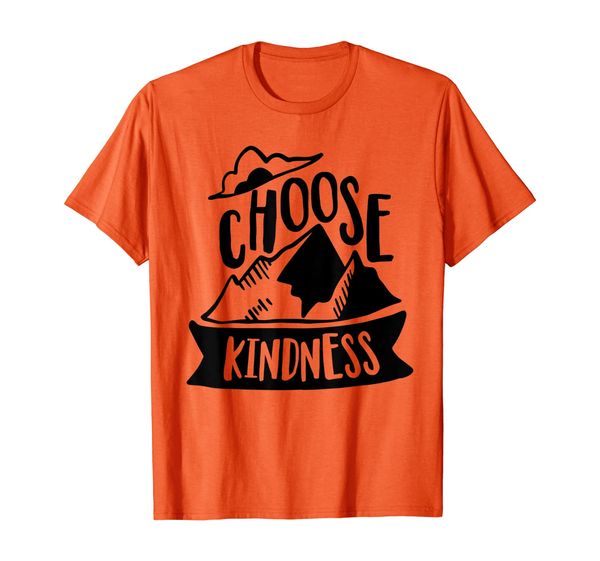 

choose kindness anti bullying kind orange unity day t-shirt, White;black