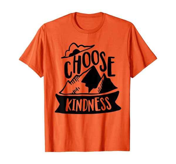 

choose kindness anti bullying kind orange unity day t-shirt, White;black