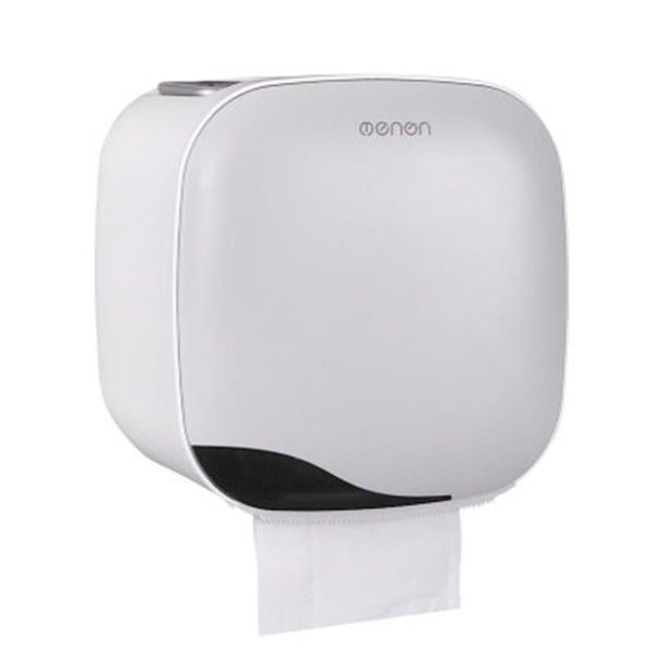 

wall-mounted tissue organizer waterproof double-layer bathroom paper holder toilet roll tube punch-storage boxs holders