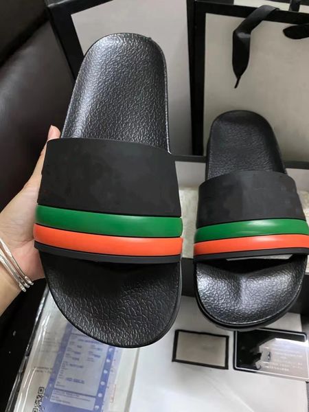 

designer shoes mens womens slides comfortable rhinestone platform wedges women shoes footwear gladiator open toe slides, Black