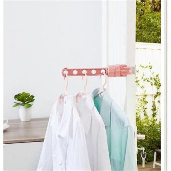 

hangers & racks clothes hanger drying rack hanging magic support portable plastic home storage for indoor balcony window