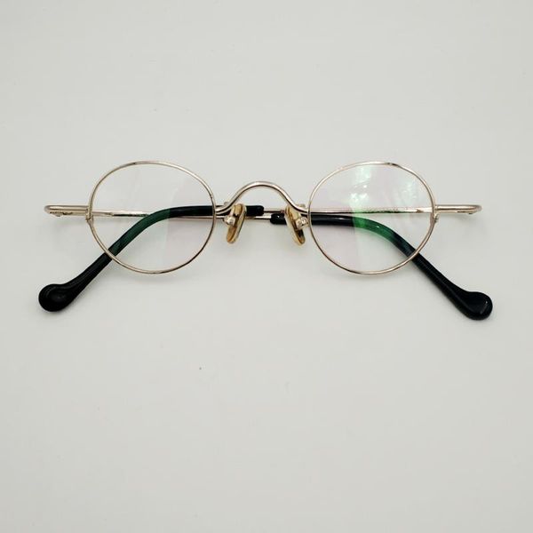 

fashion sunglasses frames elliptical forming human glasses, very small lens size, pure titanium gold myopic optical prescription eyes glasse, Black