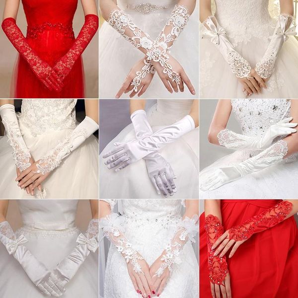 

bridal gloves ts1415, White