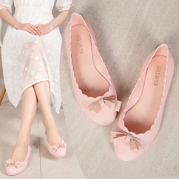 

fashion womens shoes 2021 sandals elastic band suit female beige shallow mouth summer heels luxury slip-on comfort flat jelly lo, Black