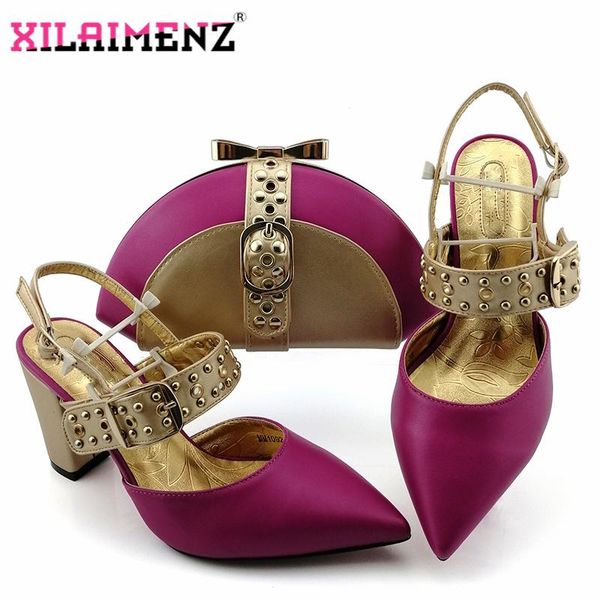 

dress shoes ladies italian with matching bags set african women's party and bag sets purple color women high sandals, Black