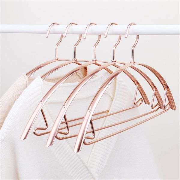

hangers & racks 10pcs wardrobe clothes hanger stand aluminum alloy cabinet trousers storage dry rack for standing