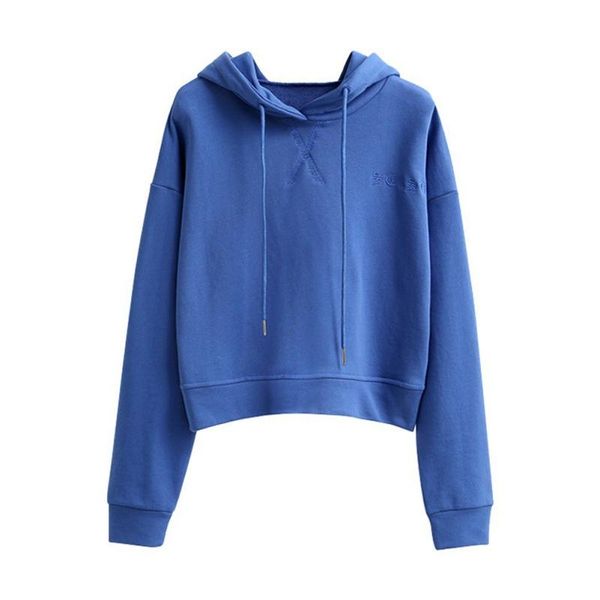 

women's hoodies & sweatshirts hooded sweatshirt for women autumn winter embroidery letter hoodie loose casual long sleeve pullover soli, Black