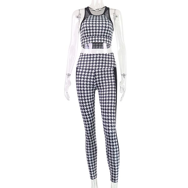 

women's tracksuits mesh yoga set sportswear fitness suit workout clothes for running gym active wear tracksuit ins cixv, Gray
