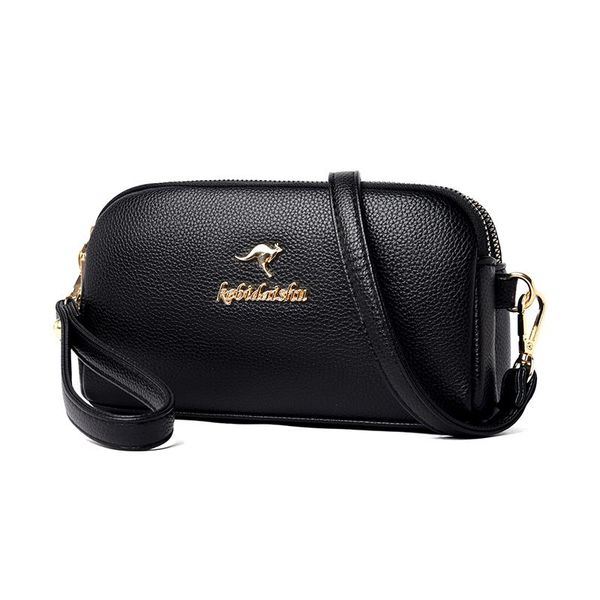 

evening bags women's bag fashionable ladies shoulder solid color multi-compartment mini female messenger pu leather