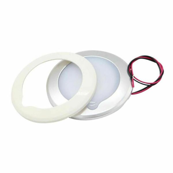 

car headlights 12v-24v dimmer light round boat downlight rv spot touch warm white
