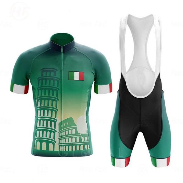 

racing sets triathlon 2021 summer quick-drying breathable men's short-sleeved cycling jersey mtb sports suit maillot ropa ciclismo, Black;blue