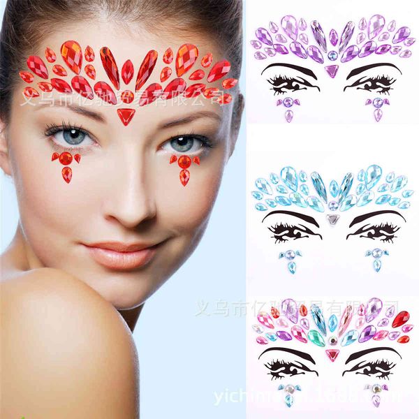 

tattoo paste face stick diamond waterproof eyebrow makeup dance disco bar