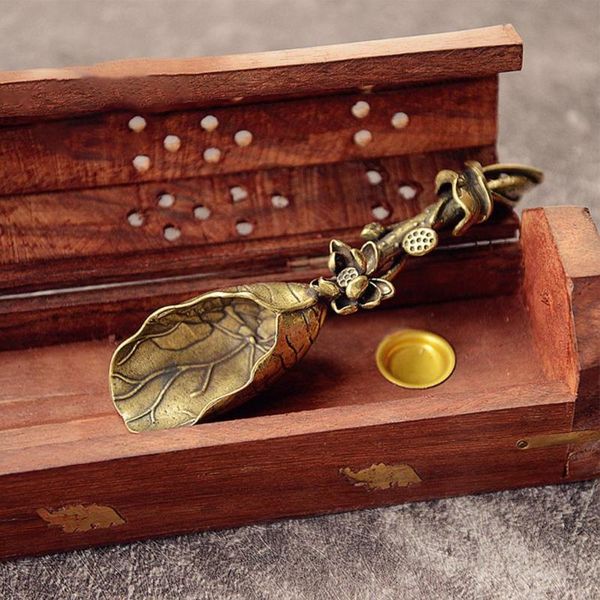 

spoons beautiful lotus shape teaspoon handmade delicate brass coffee spoon for home