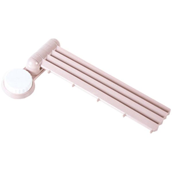 

hangers & racks kitchen easy to install rotating towel rack orderly suction cup garden shed widely application 4 rods workshop abs wall moun