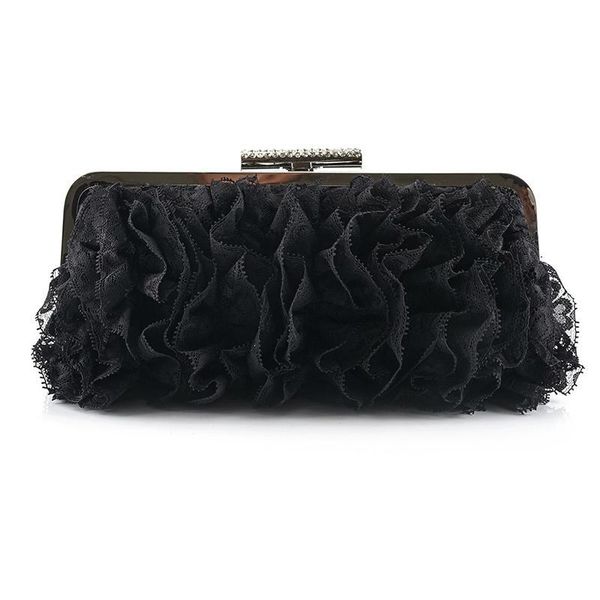 

evening bags red/silver lace wedding clutch bag elegant women clutches small female long chain handbags party purse1 55k3