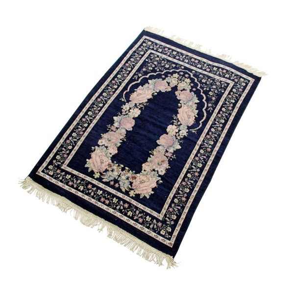 

blankets muslim islamic worship rug polyester compass printing prayer portable travel home meditation pilgrimage blanket salat carpet