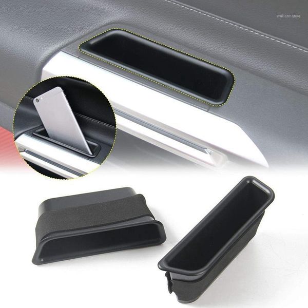 

front door side organizer tray grab handle storage box phone holder container for mustang 2021 20211