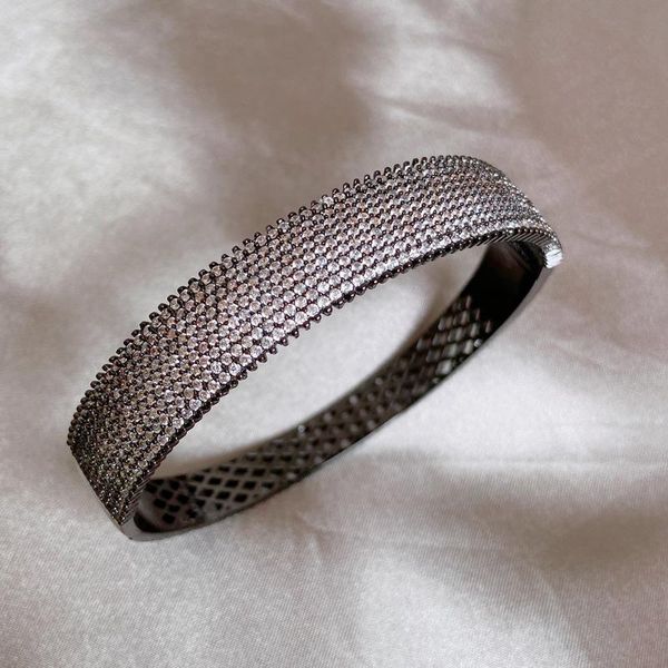 

bangle hip mens cuban link chain bracelet punk stainless steel vintage black man wristband zircon bracelets fashion jewelry