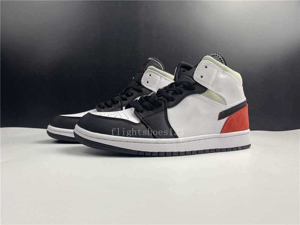 

2021 jumpman silver toe 1 1s men basketball shoes university gold uncwhite powder ice cream retro chicago twist sports sneakersb092