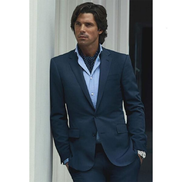 

men's suits & blazers ternos sob medida robes de costume men trajes a blue business suit custom tailored tuxedo homme mariage, White;black