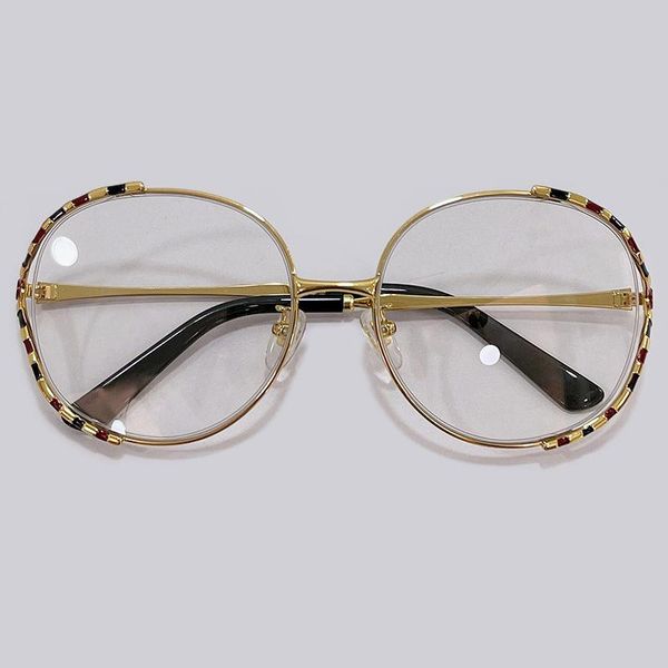 

sunglasses fashion round alloy glasses women clear retro metal frame trendy design eyewear unisex, White;black