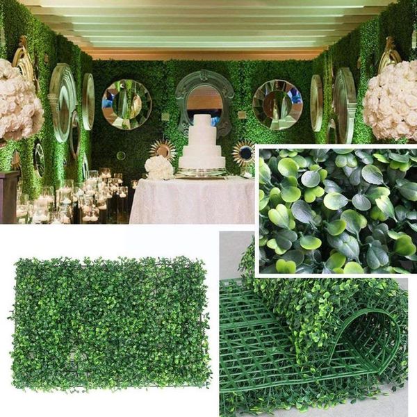 

decorative flowers & wreaths artificial plant lawn grass fake wall outdoor decoration garden interior boxwood panel privacy h0j0